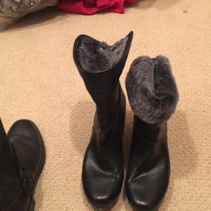 Black UGG boots